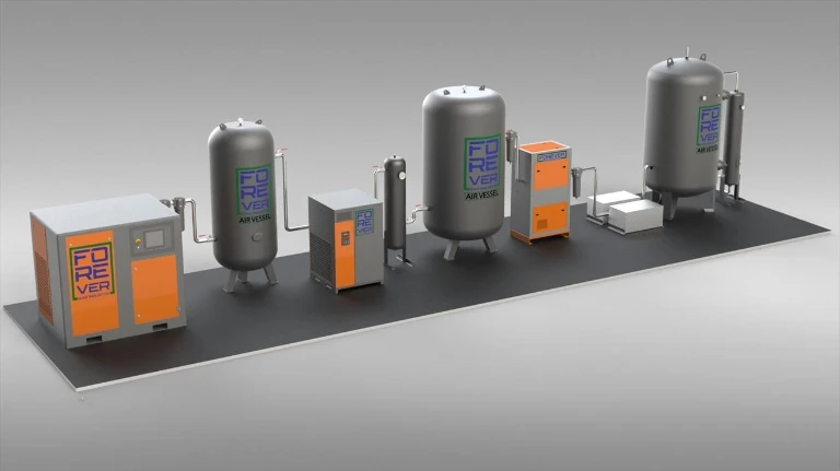 18 Barg Dry Air System.