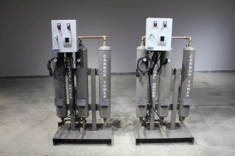 Chemical Air Dryer with Integrated Carbon Tower 4.