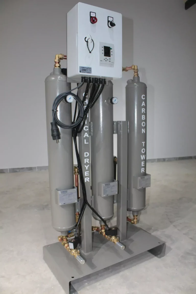 Chemical Air Dryer with Integrated Carbon Tower 5.