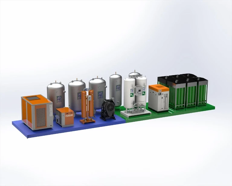 Dry Air System and Nitrogen Generator System.