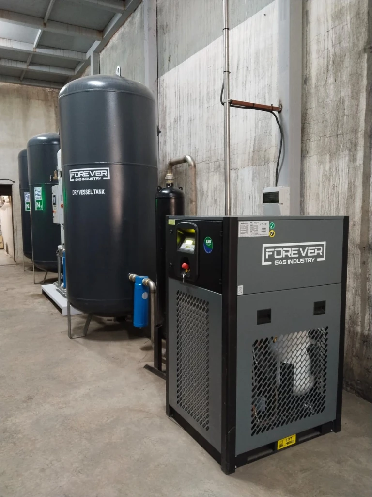 Food Packaging Process Nitrogen Gas 4.