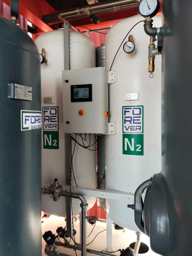 Laser Cutting Process Nitrogen Generator 6.