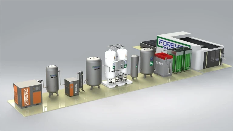 Nitrogen Generator System Laser.