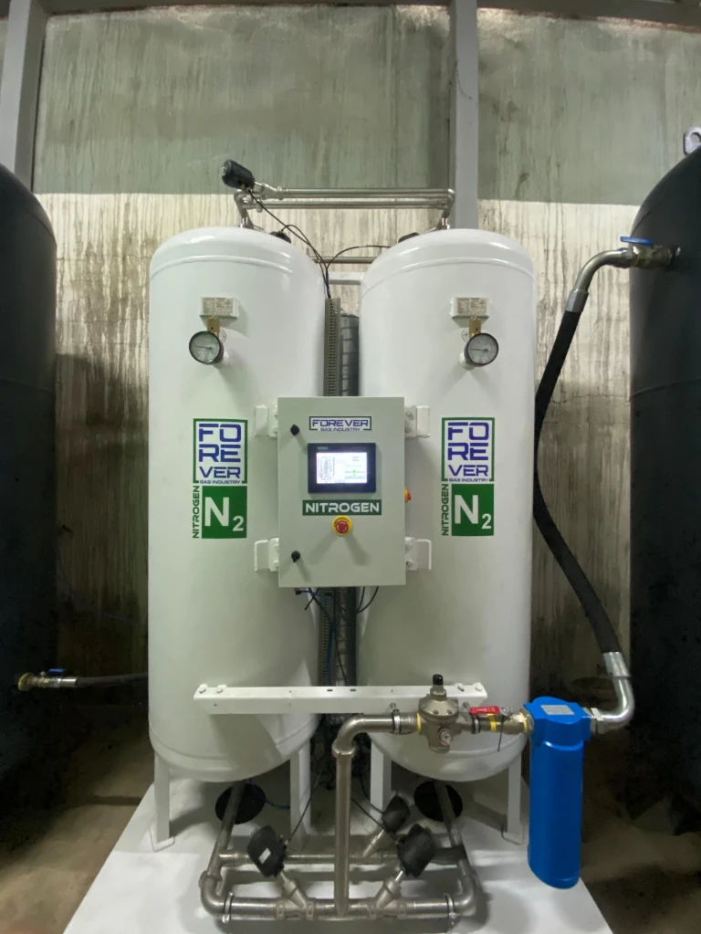 Nitrogen Gas Production for Food Packaging Processes.